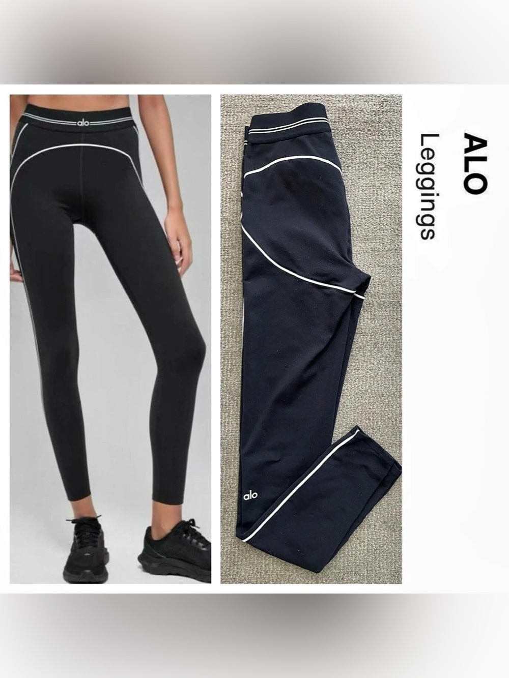 ALO YOGA Airbrush High-Waist 7/8 Heart Throb Legging